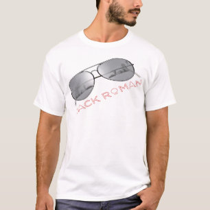 T-shirt Noir de lunettes de soleil de ville