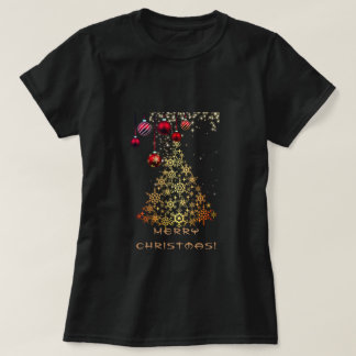 T-shirt noir de Noël