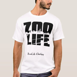 T-shirt Noir de paysage urbain de ZooLife