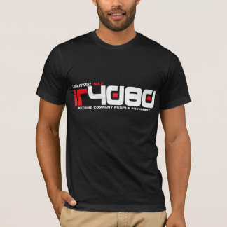 T-shirt (noir) de pièce en t de la règle #4080