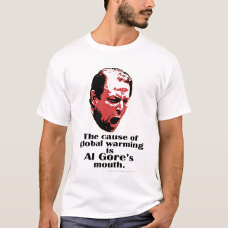 T-shirt Noir de réchauffement climatique d'Al Gore