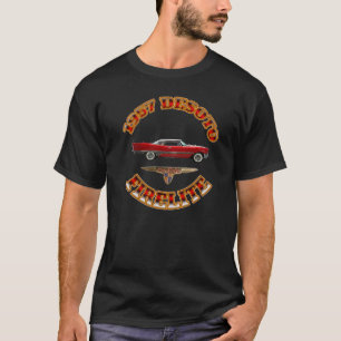 T-shirt Noir de s d'hommes " Desoto 1957 Firelite.