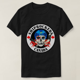 T-shirt noir de Shiprockers Canada