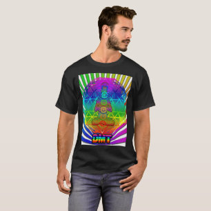 T-shirt Noir DMT-Chakra