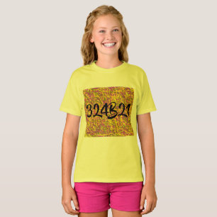 T-shirt noir d'orphelin de nombre de 324B21 Cosima