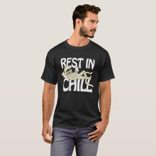 T-shirt noir drôle de momie d'Halloween "Repose en