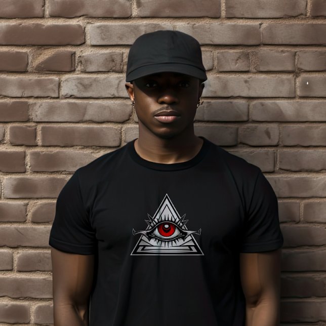 T-shirt noir du logo NWO (Créateur téléchargé)