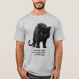 T-shirt Noir en colère J'ai la colère Problèmes humoristiq