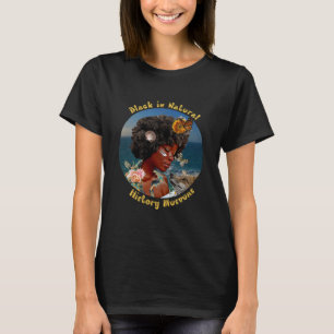 T-shirt noir en histoire naturelle Musées