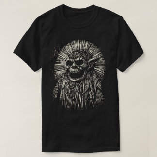 T-shirt noir et blanc