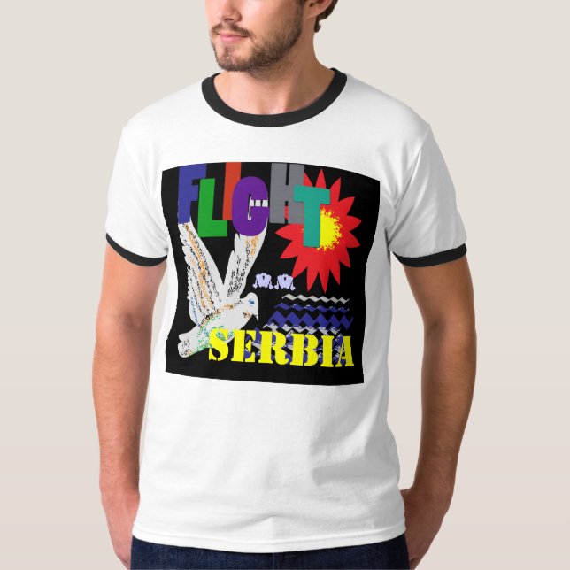 T-shirt Noir et blanc (Devant)