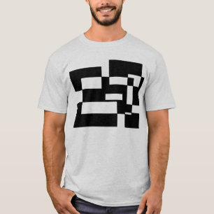 T-shirt noir et blanc