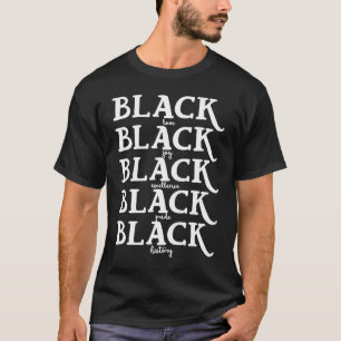 T-shirt Noir et fière peau foncée Afro Amérique Afrique 1