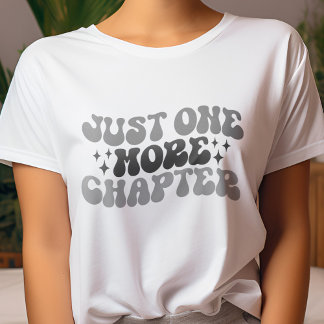T-shirt Noir et gris juste un autre chapitre livre Lover