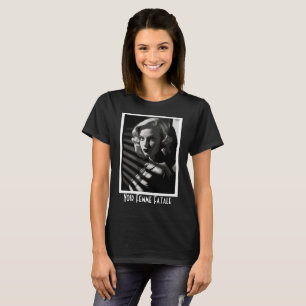 T-shirt Noir Femme Fatale