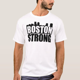 T-shirt Noir fort de Boston