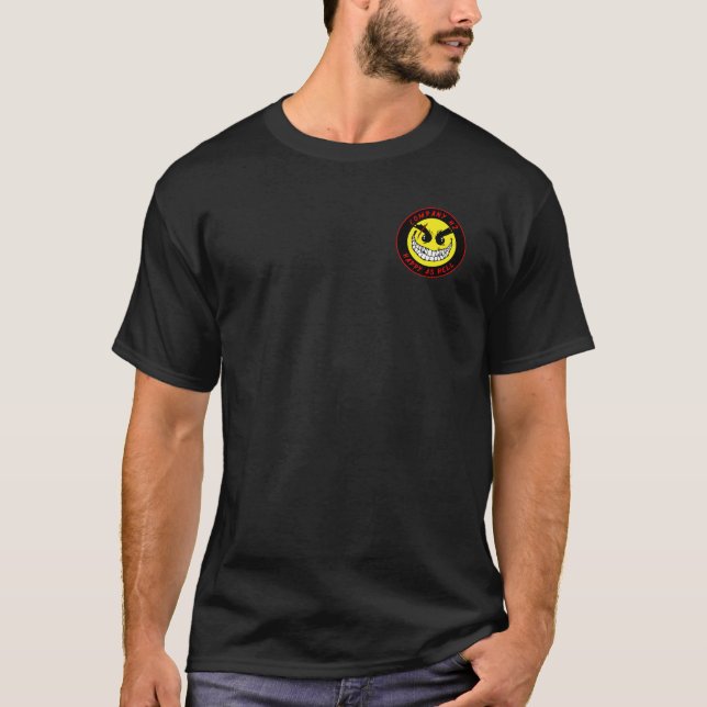T-shirt noir H2 Values (Devant)