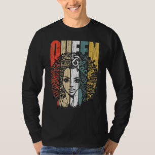 T-shirt Noir Histoire Pour Les Femmes Forte Noir Que Que