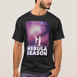 T-shirt noir homme de la saison Nebula