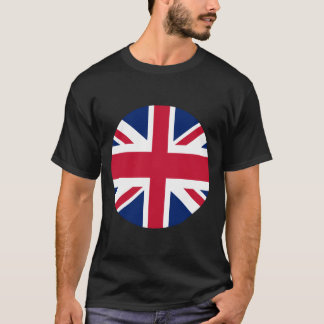 T-shirt noir homme Union Jack circulaire