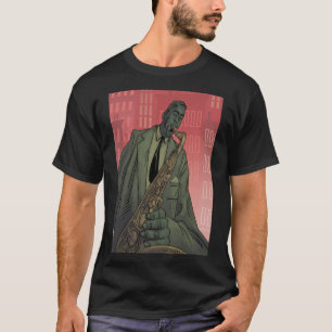 T-shirt noir Jazz V1 de Caliber Comic