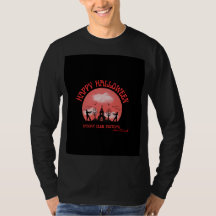 T-shirt noir Joyeux Halloween Club Spooky Festival