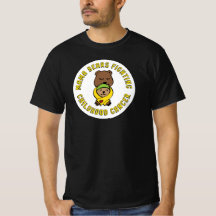 T-shirt noir masculin MBFCC