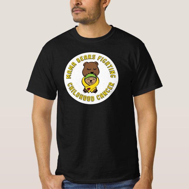 T-shirt noir masculin MBFCC (Devant)