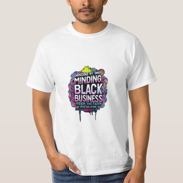 T-shirt Noir mental (Devant)