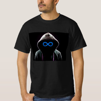T-Shirt noir Meta pour hommes