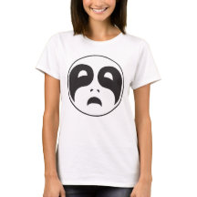 T-shirt noir métal triste