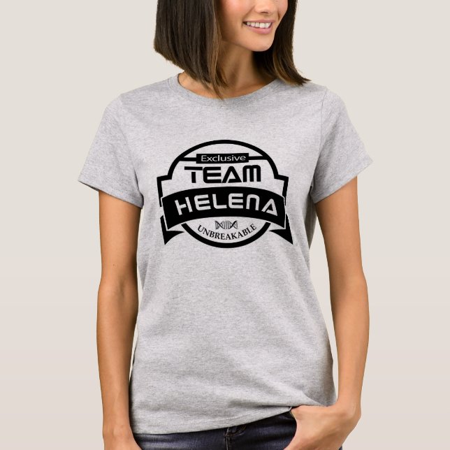 T-shirt noir orphelin de Helena d'équipe (Devant)
