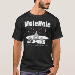 T-shirt Noir par radio de MoleHole