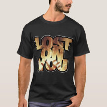 T-Shirt Noir « Perdu Sur Toi »