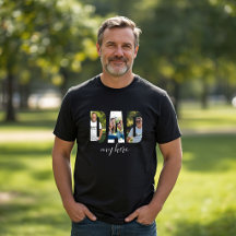 T-Shirt noir personnalisé « PAPA mon héros »
