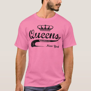 T-shirt Noir - Queens, New York City NYC