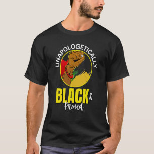 T-shirt Noir Sans Pitié Et Fier Melanine Noir Son