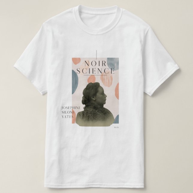 T-shirt Noir Science Capsule Collection (Design devant)