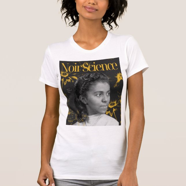 T-shirt Noir Science Capsule Collection : Marie Maynard Da (Devant)