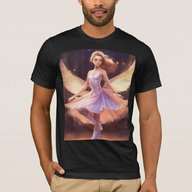 T-shirt noir Simpal Design pari (Devant)
