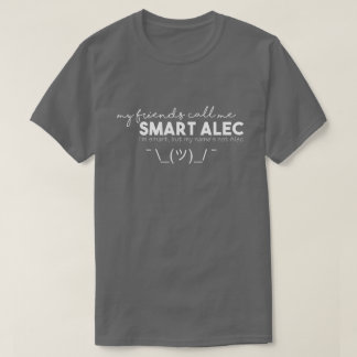 T-shirt noir Smart Alec