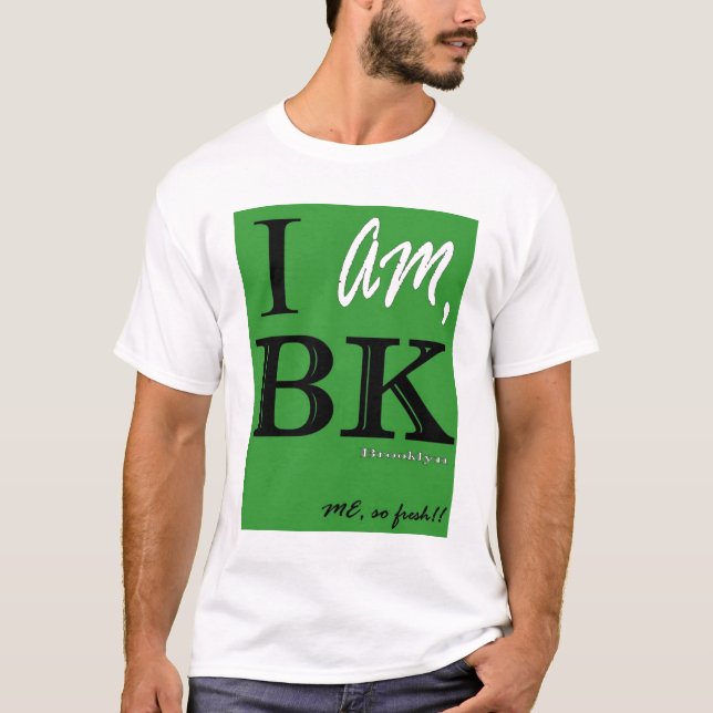 T-shirt Noir vert de Bk (Devant)
