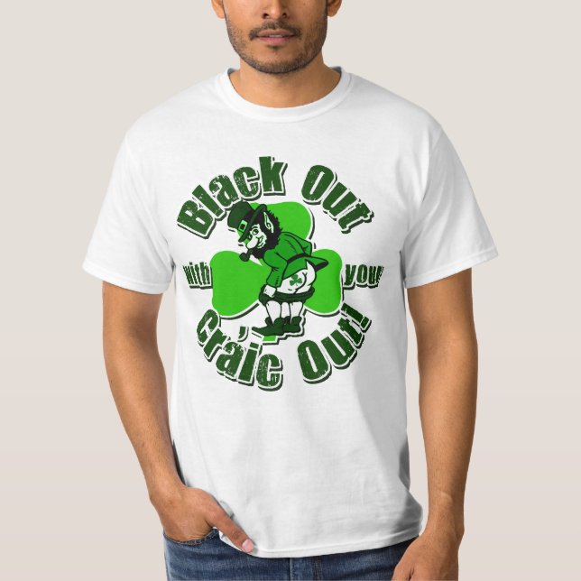 T-shirt Noircissez avec votre Craic (Devant)