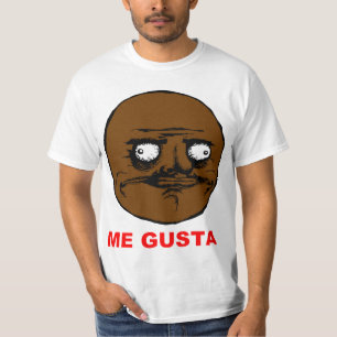 T-shirt Noircissez-moi visage Meme de rage de Gusta