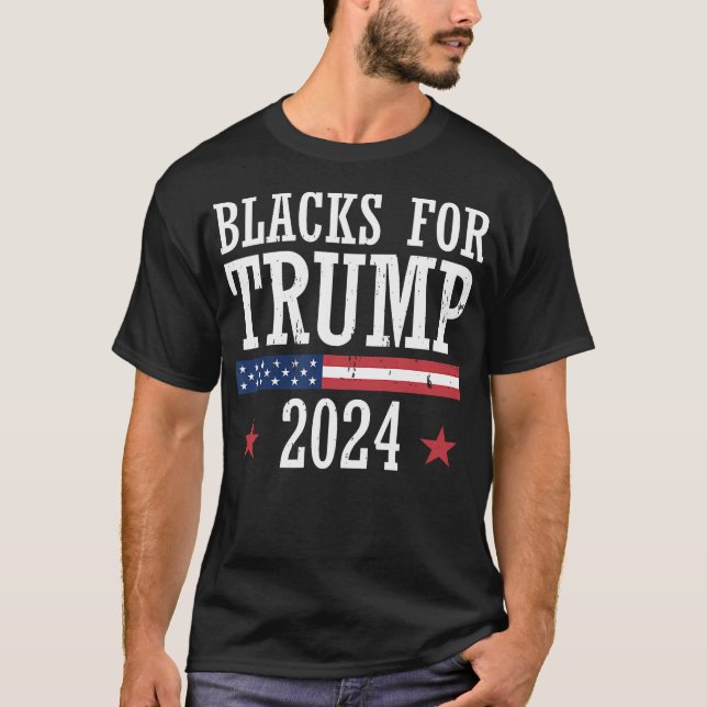 T-shirt Noirs Pour La Républ Électorale Présidentielle De  (Devant)