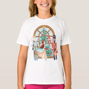 T-shirt Noisette de Noël Ballerina Souris King Girls