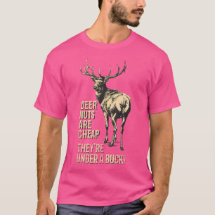 T-shirt Noix de cerf sont bon marché, elles sont sous un b