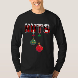 T-shirt Noix de Noël Couples Noix de poitrine Noix Drôle