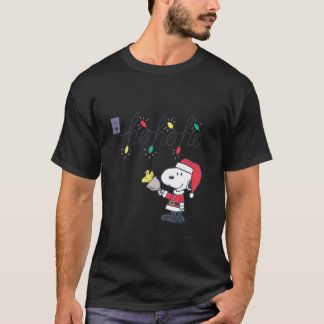 T-shirt Noix de Noël Santa Snoopy Ho Ho Ho 