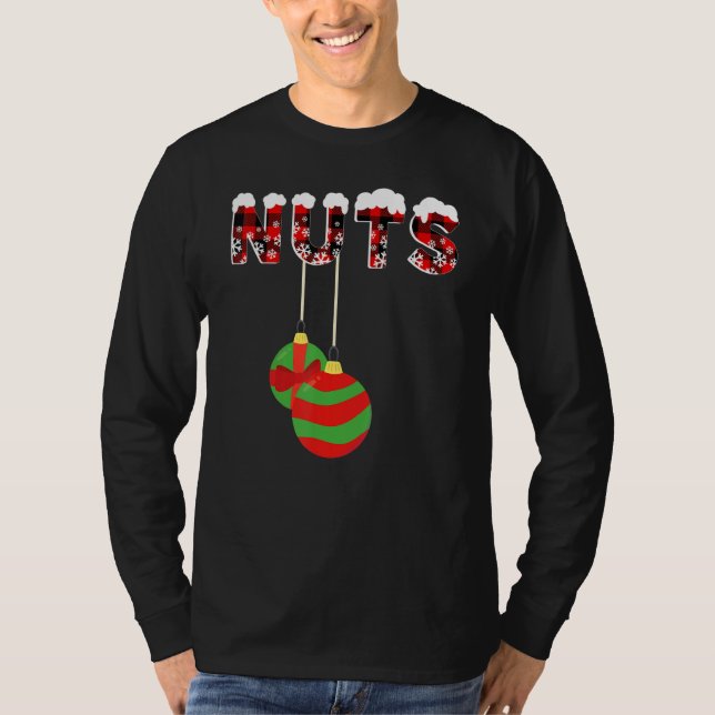 T-shirt Noix de poitrine Drôle Correspondant Châtaignes Co (Devant)